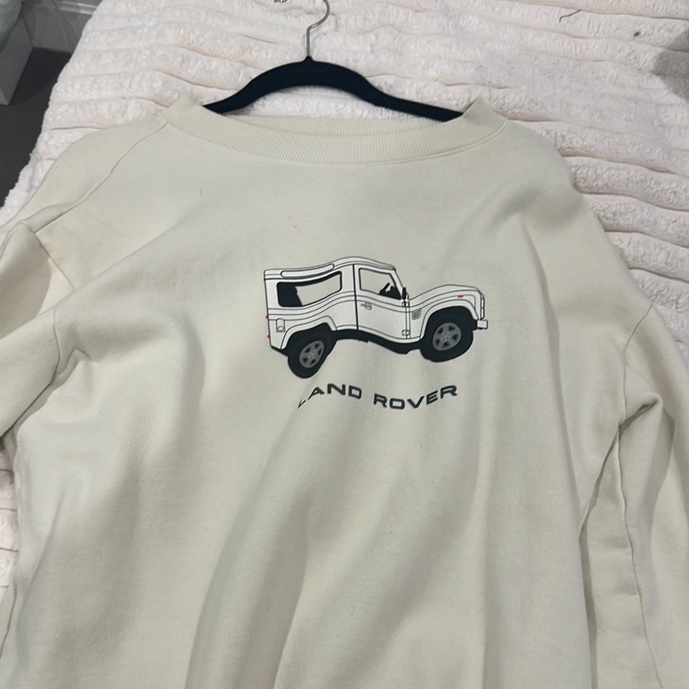 Land Rover Cream Sweatshirt
